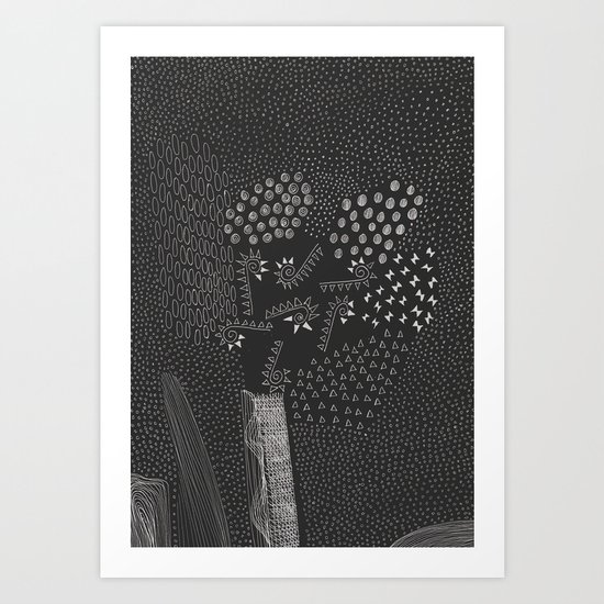 6 elements Art Print