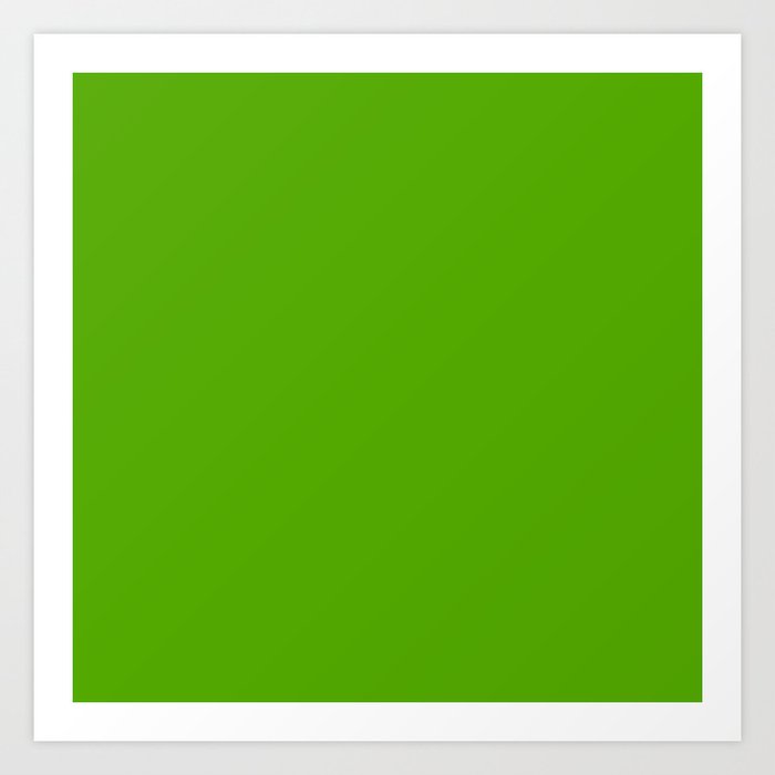 Monochrom 13 green Art Print