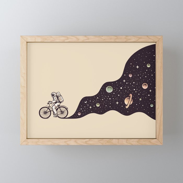 Cosmic Ride Framed Mini Art Print