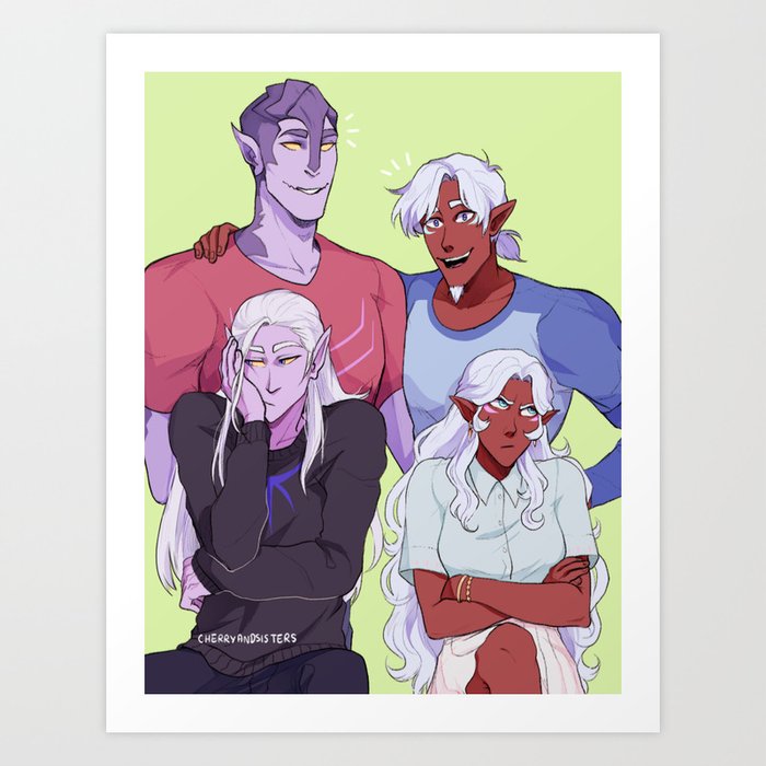 Royal Family Portrait Art Print By Cherryandsisters Society6