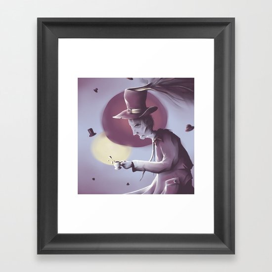 The hatter Framed Art Print
