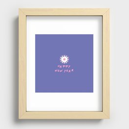 Happy new year 17 Recessed Framed Print
