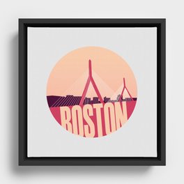 Boston Framed Canvas