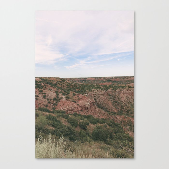 Sunset over Palo Duro Canyon X Texas Photography Canvas Print