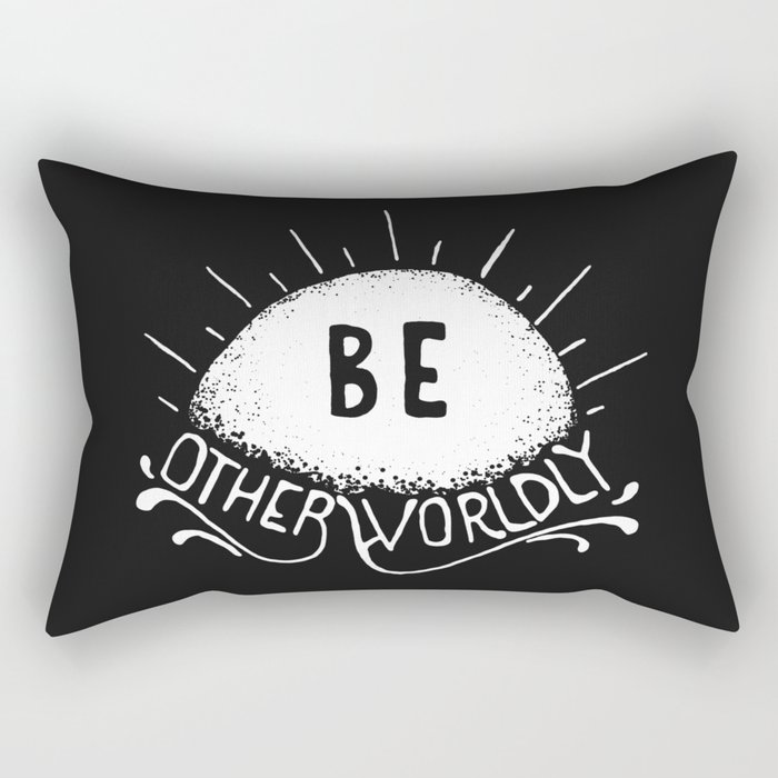Be Otherworldly (wht) Rectangular Pillow