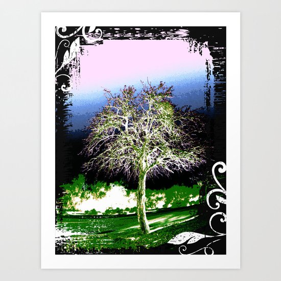 Crazy Tree Art Print