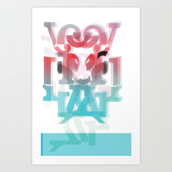 Sprayed Art Print