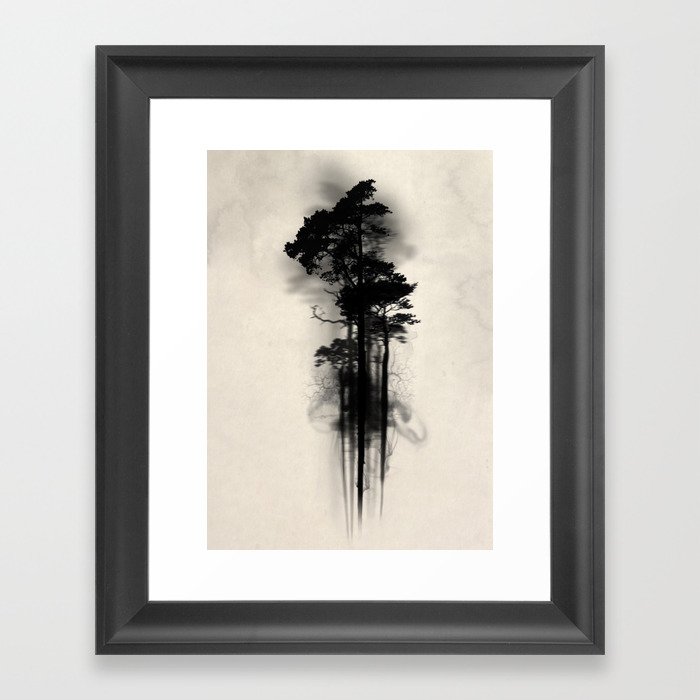 Enchanted forest Framed Art Print