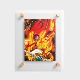 Natsu Fairytail's Fire DragonSlayer Floating Acrylic Print
