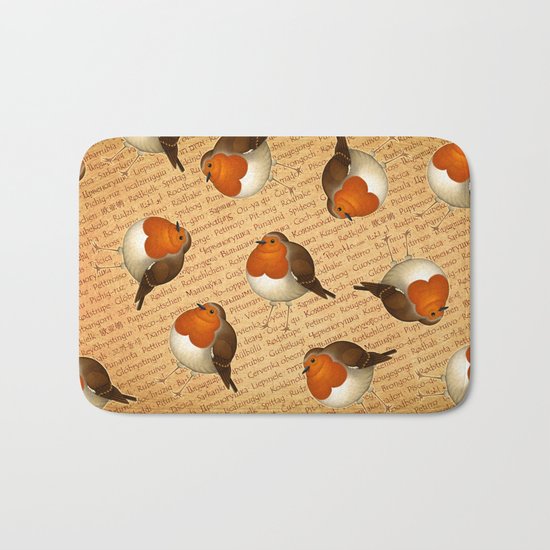 Chubby Erithacus Bath Mat
