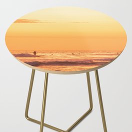 Sunset Surf Photograph Side Table