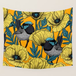 Yellow Bird Wall Tapestries For Any Decor Style Society6