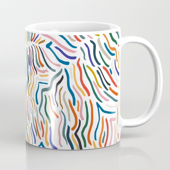 Wavy Vibes Modernist Palette Coffee Mug