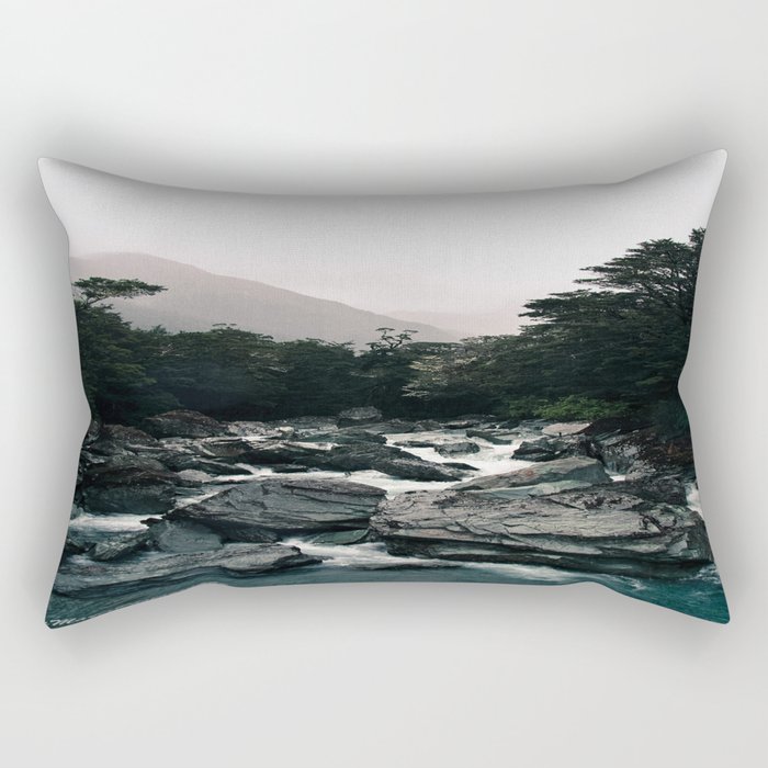 Routeburn River Rectangular Pillow