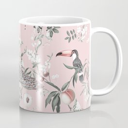 Oriental Peacock Pink Coffee Mug