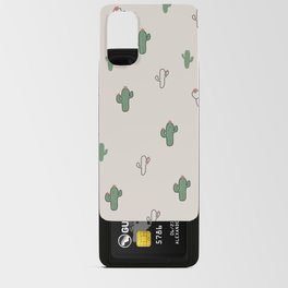 Cactus Pattern Android Card Case