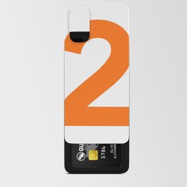 Number 2 (Orange & White) Android Card Case