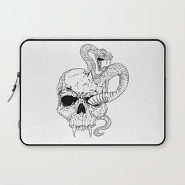 Skull and Snake Laptop Sleeve