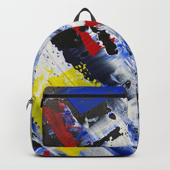 Red blue yellow backpack outlet