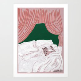 Sleeping In Art Print