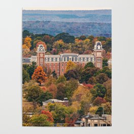 Old Main Serenade - A Fall Tapestry in Fayetteville Poster