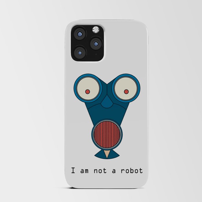 I am not a robot! iPhone Card Case