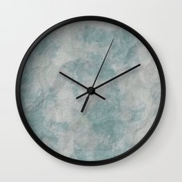 Elegant blue grey bent paper Wall Clock