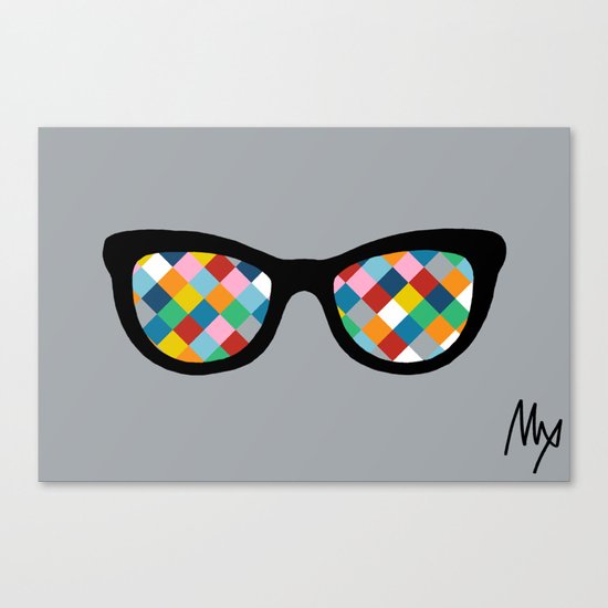Diamond Eyes Canvas Print