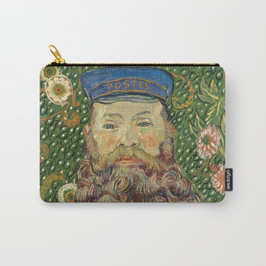 Portrait of the Postman Joseph Roulin by Vincent van Gogh Carry-All Pouch