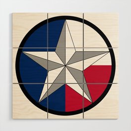 Texas Lone Star Wood Wall Art