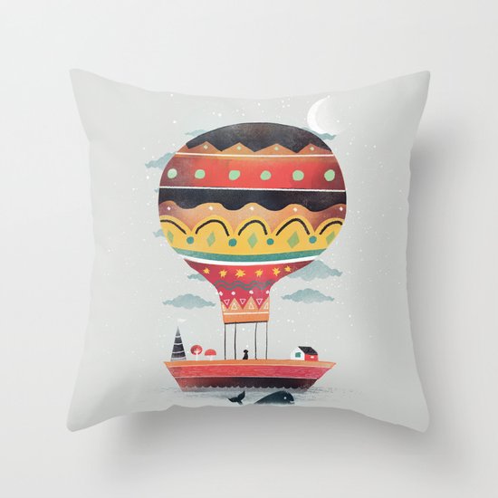 Fly me to the Moon Throw Pillow