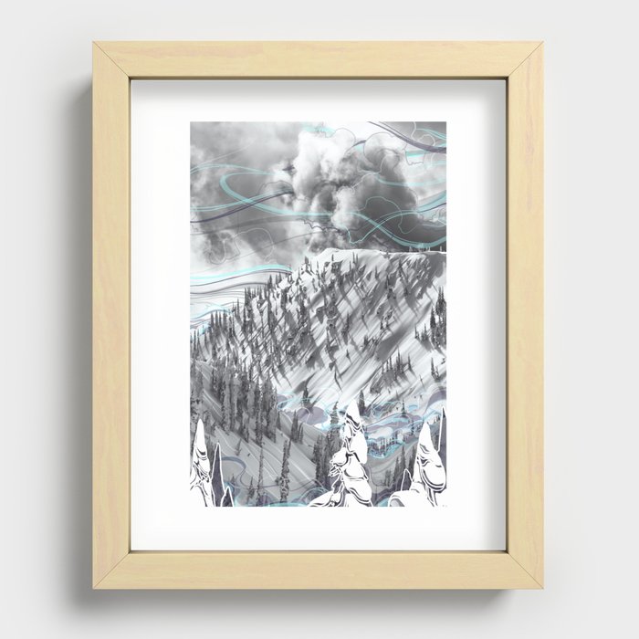 Natural Selection Baldface :: Scary Cherry Recessed Framed Print