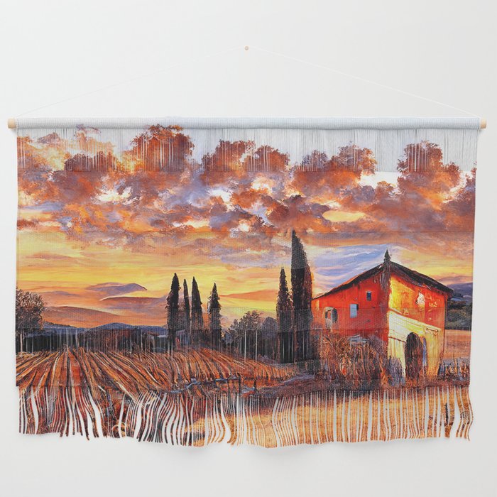 Landscapes of Tuscany Wall Hanging