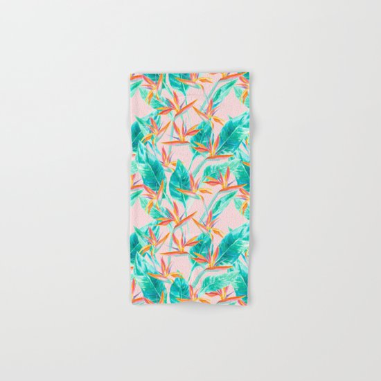 Birds of Paradise Blush Hand & Bath Towel