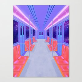Subway in Space! Canvas Print