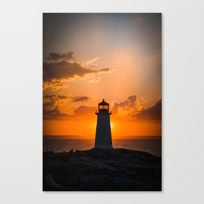 Sunset at the Cove Canvas Print