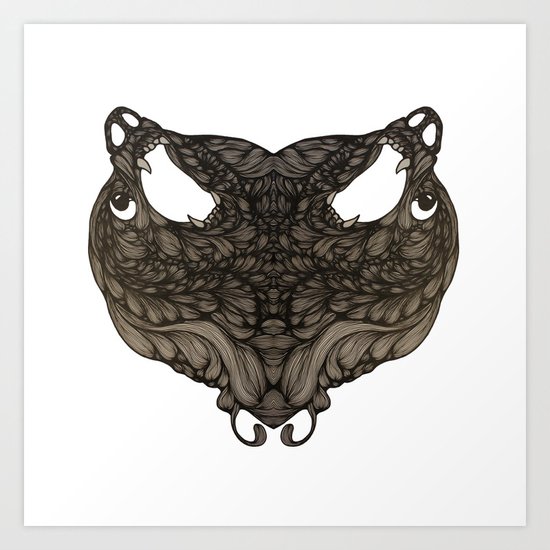 A Bear? Art Print