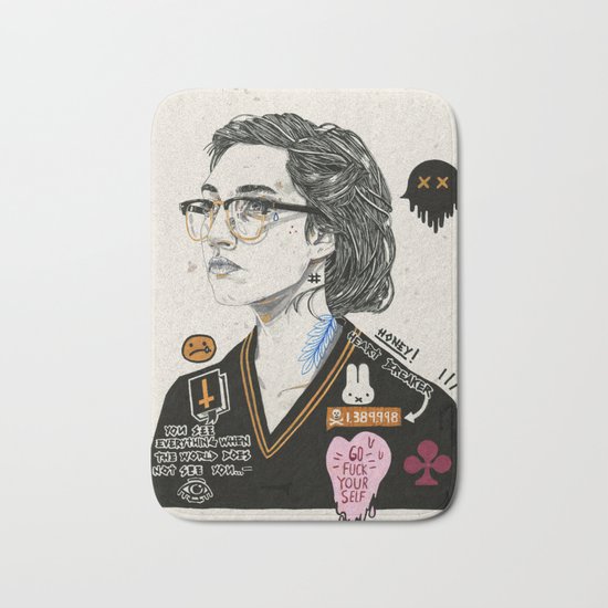 Heart Breaker. Bath Mat
