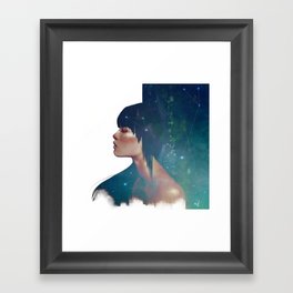 The Protector Constellation Framed Art Print
