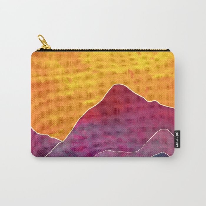 Abstract Mountains Carry-All Pouch