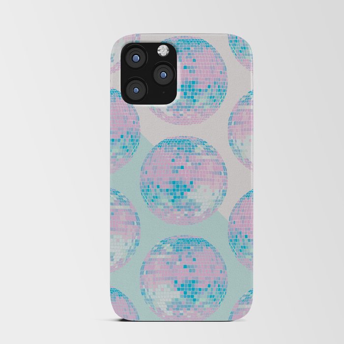 Disco Ball – Pastel iPhone Card Case