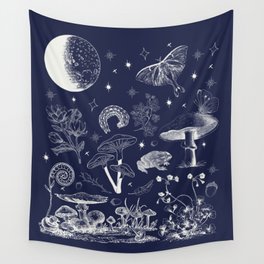 Night Forest Wall Tapestry