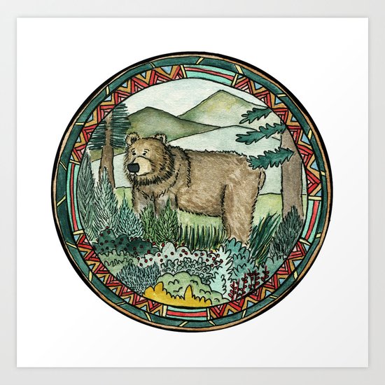 Bear Art Print