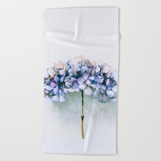 Delicate Hydrangea Beach Towel
