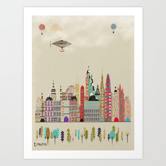 visit london england Art Print