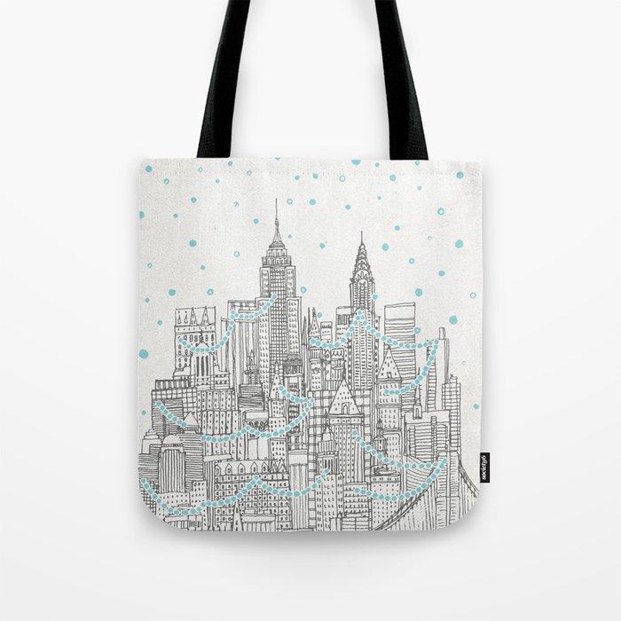 Winter in New York Tote Bag