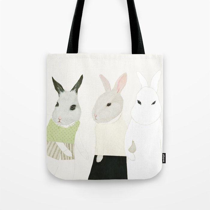 Rabbits Tote Bag