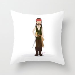 Jack Sparrow Throw Pillow