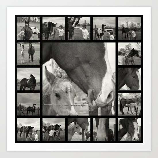 Boy Meets Horse Art Print