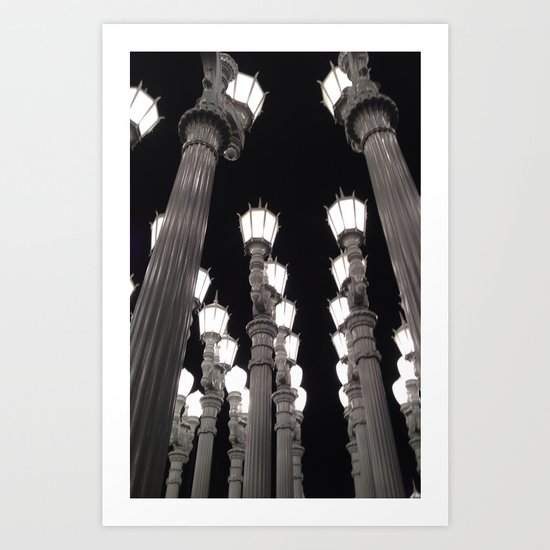 Lamps Art Print